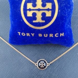 Tory Burch Gold and Navy Pendant Necklace Bundle & Save.NO TAGS NO DUST BAG
